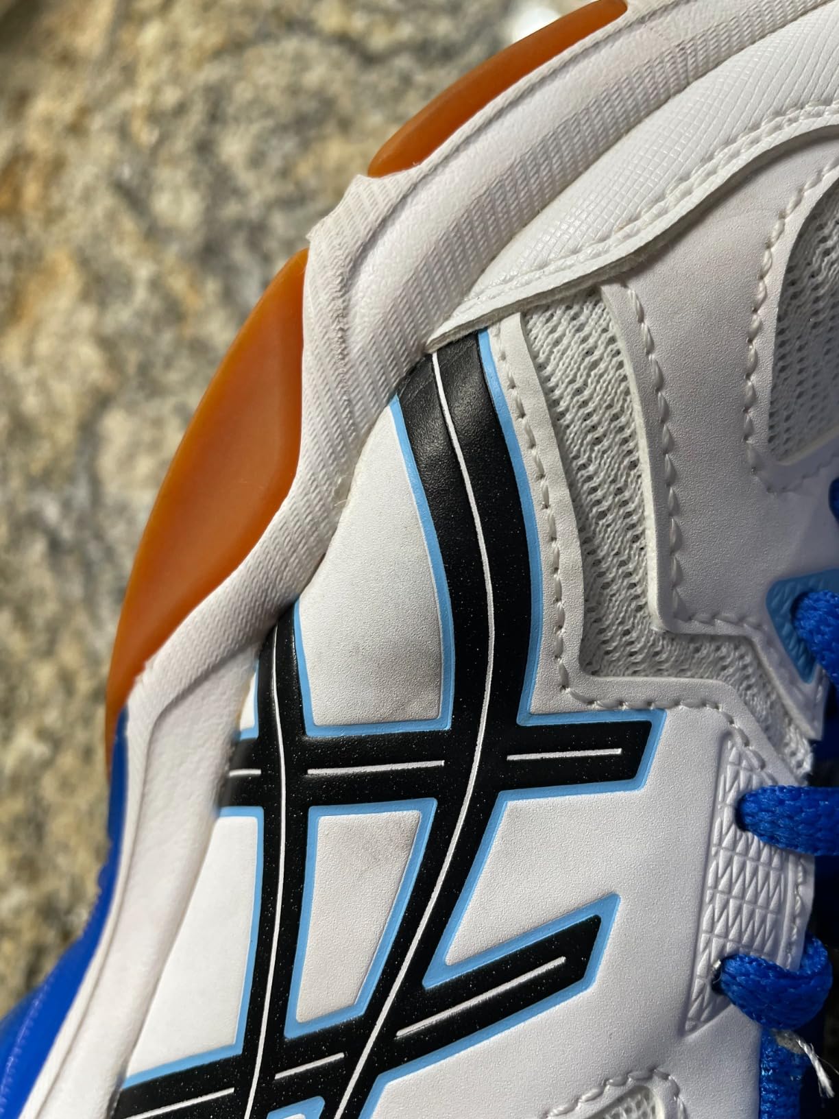 ASICS Gel-RENMA outsole showing construction and court shoe profile