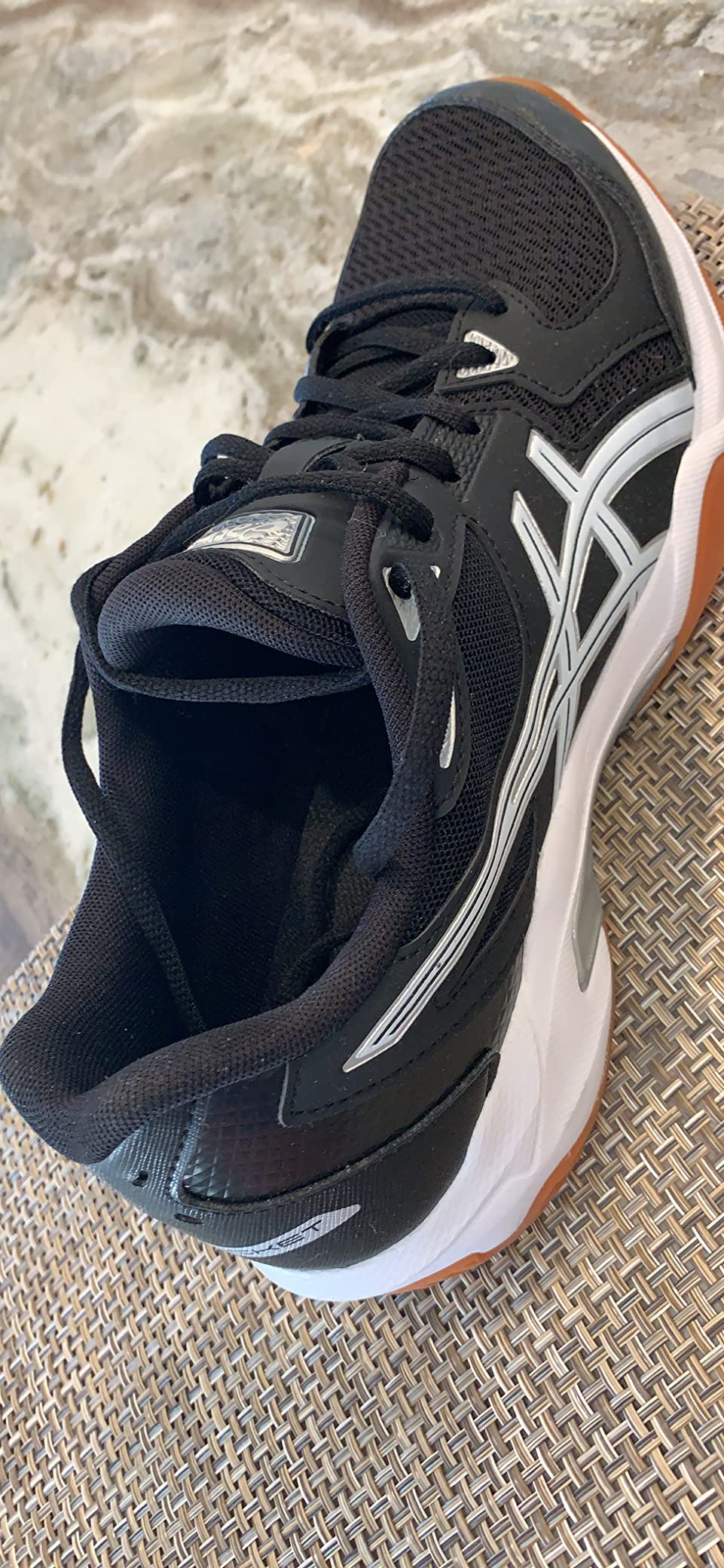 ASICS Gel-Rocket 10 worn during actual volleyball game showing real-world performance