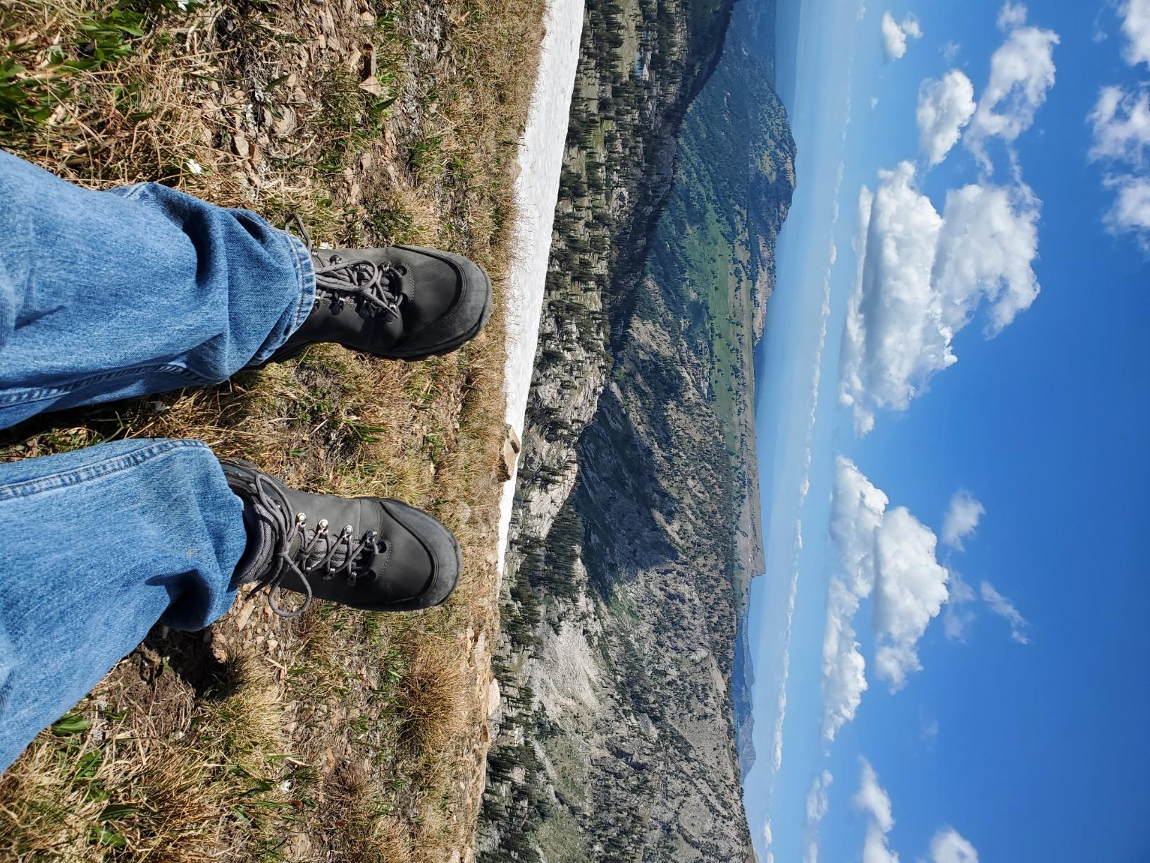 CAMEL CROWN hiking shoes after completing multiple hikes showing material durability and construction quality