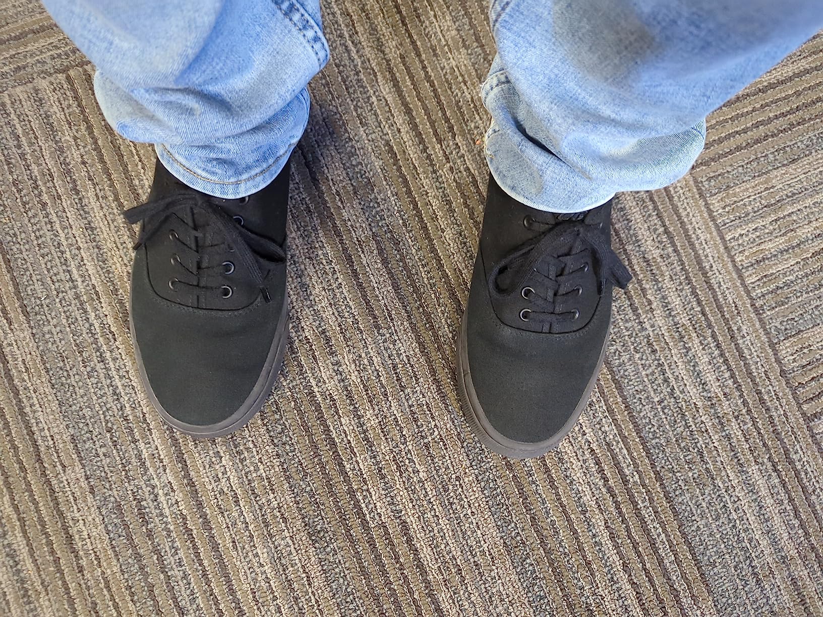 Lugz Lear sneakers worn on feet showing actual fit and everyday comfort during casual wear