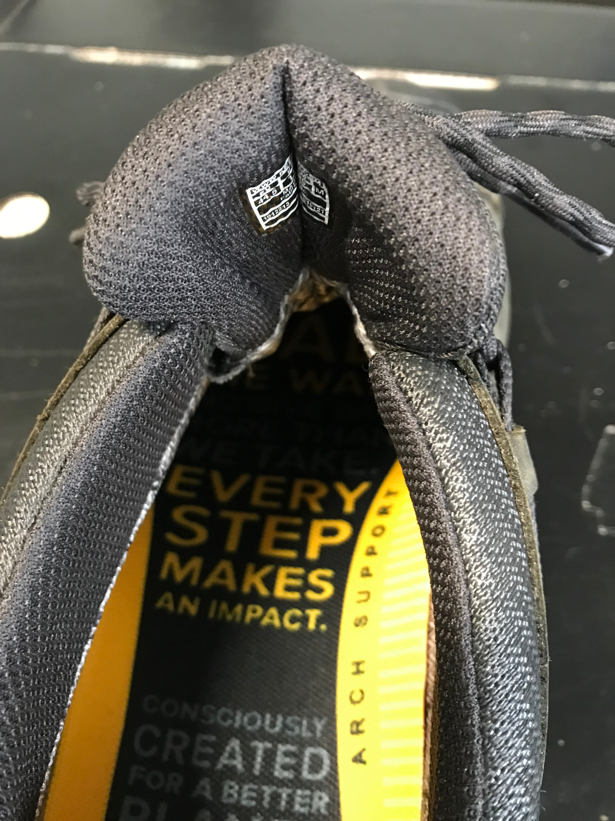 KEEN Targhee II wear patterns after 180+ miles of Colorado testing — leather holding, sole stress visible