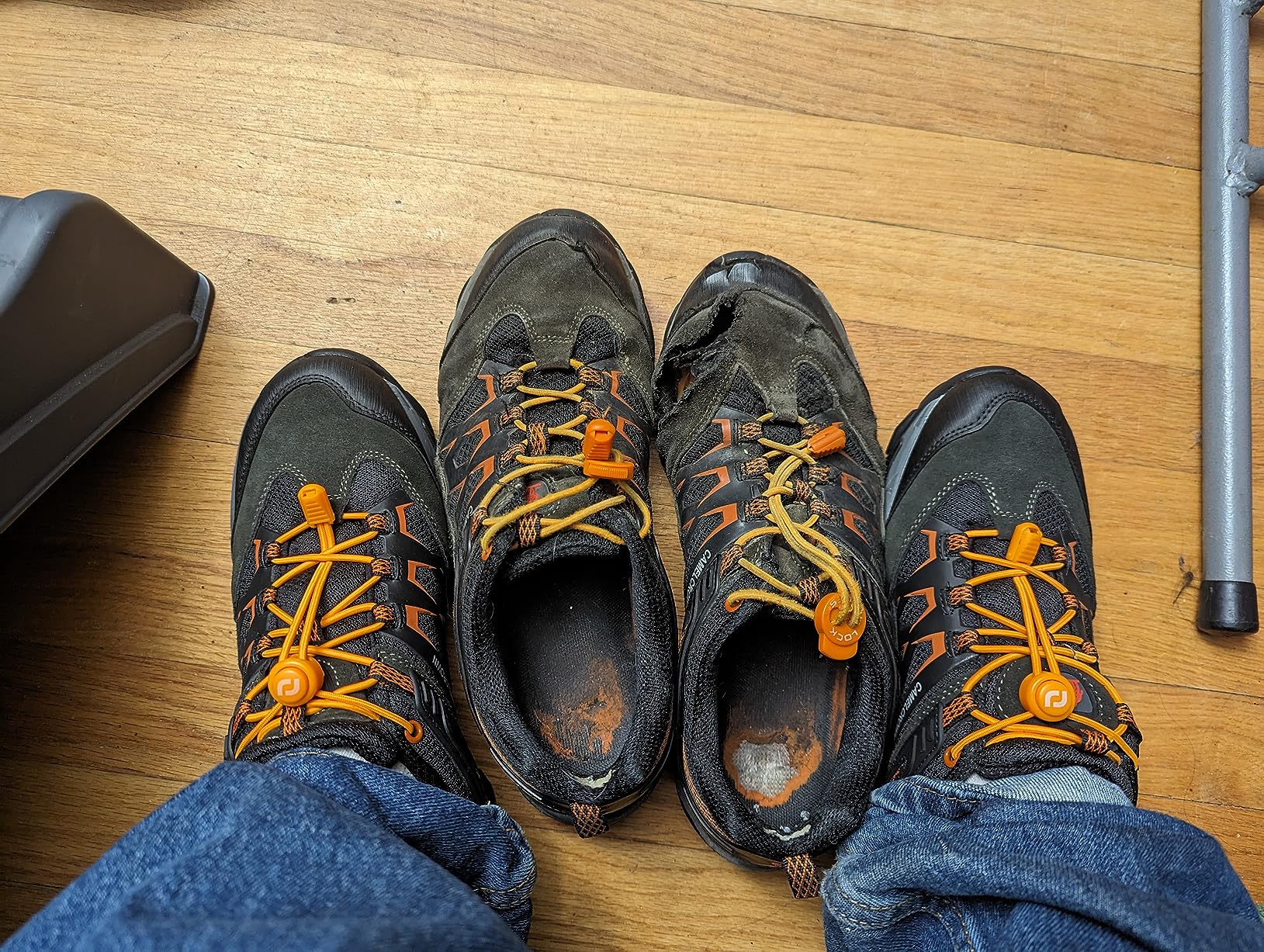 Multiple hikers wearing Camel Crown hiking shoes in outdoor settings showing community use
