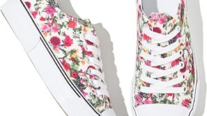 Adokoo Canvas Tennis Shoes For Women