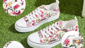 Adokoo Canvas Tennis Shoes For Women