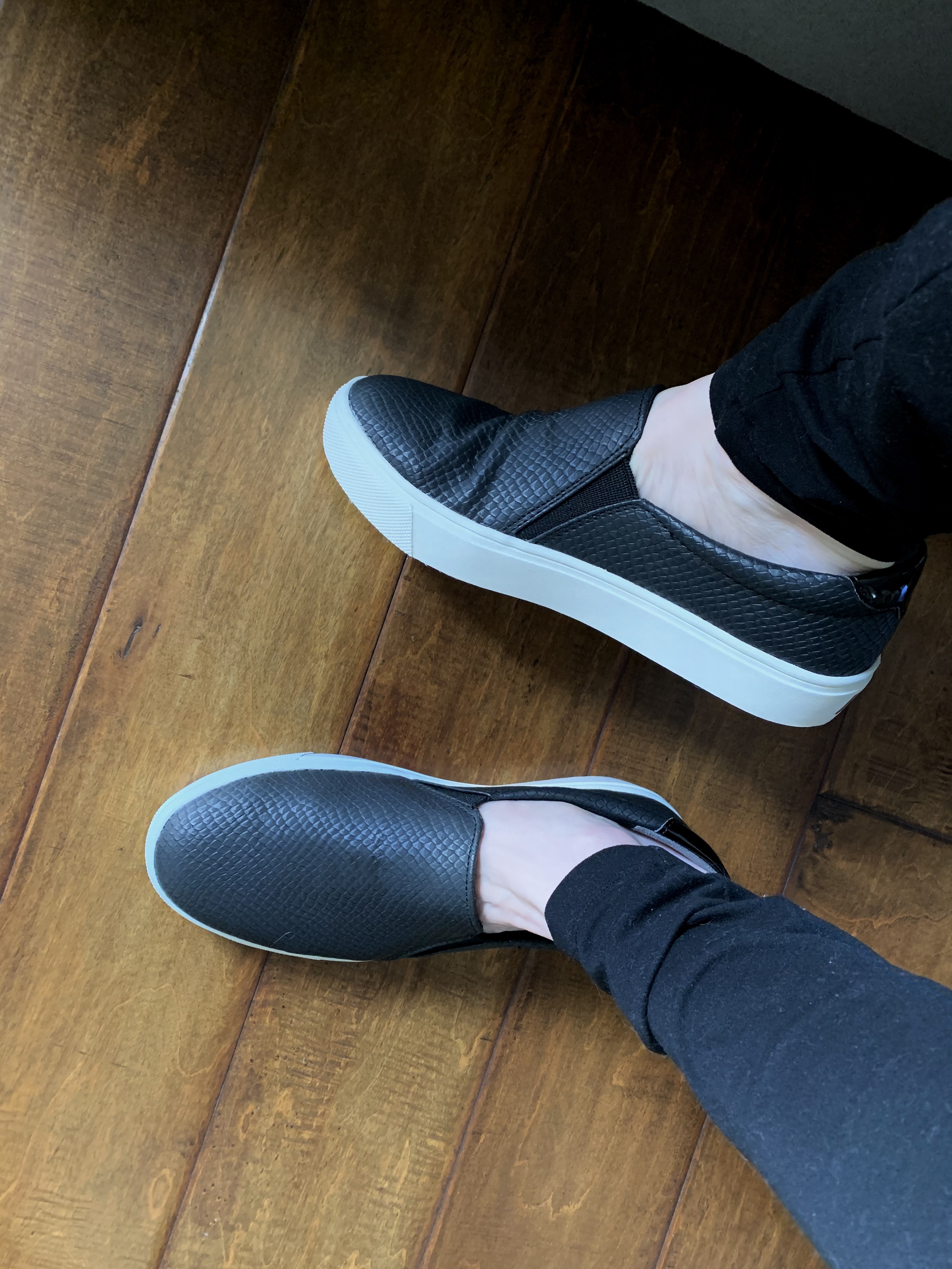 Dr. Scholl's Women's Nova slip-on sneakers final product shot showing clean platform design