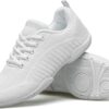 Baxinier Girls White Cheerleading Shoes