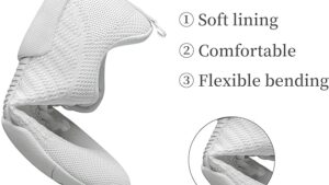 Baxinier Girls White Cheerleading Shoes