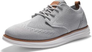 Bruno Marc Men's Knitflex Craft Mesh Oxfords Sneakers