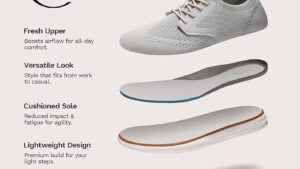 Bruno Marc Men's Knitflex Craft Mesh Oxfords Sneakers