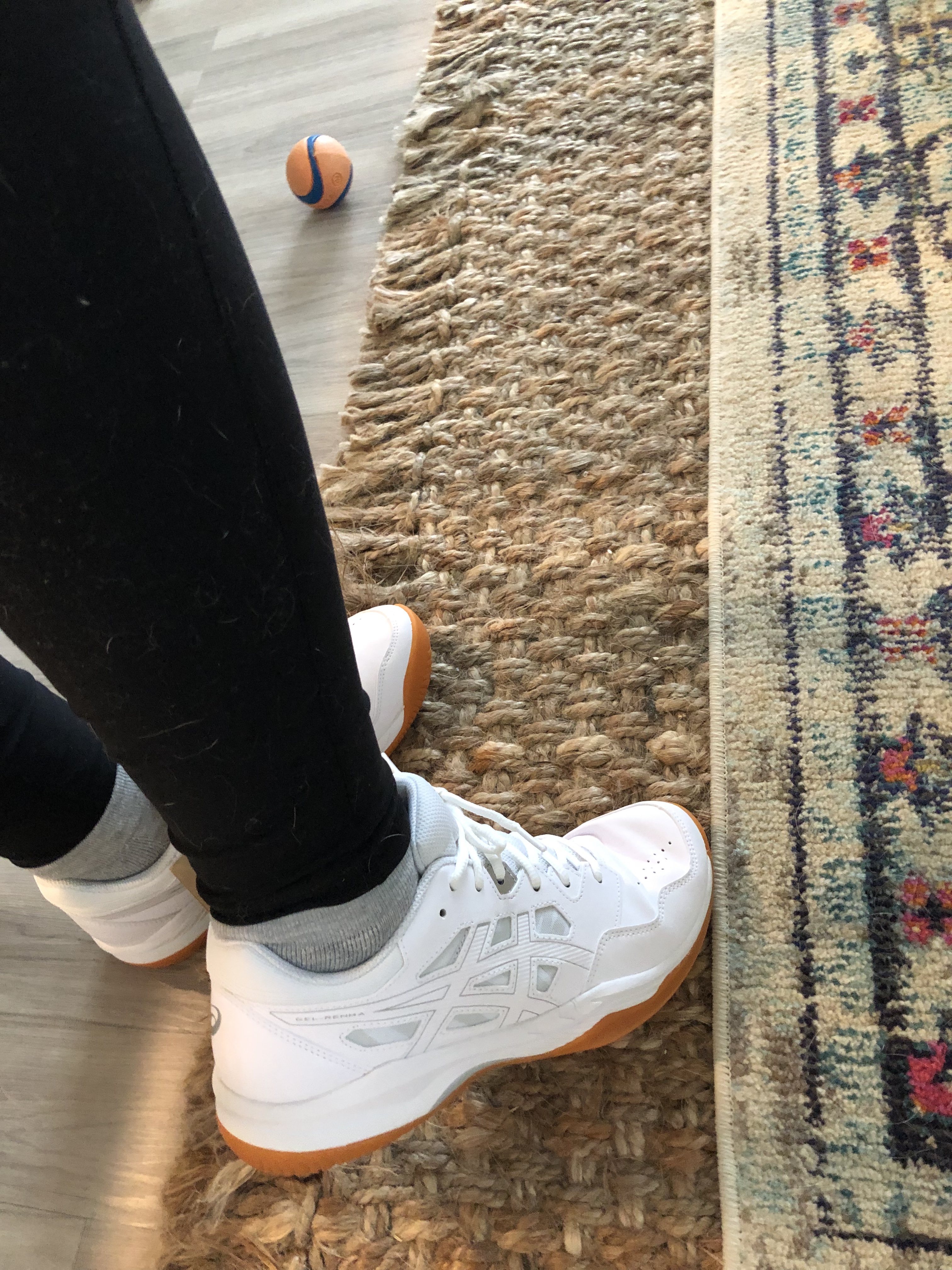 ASICS Gel-RENMA on court showing grip performance during play