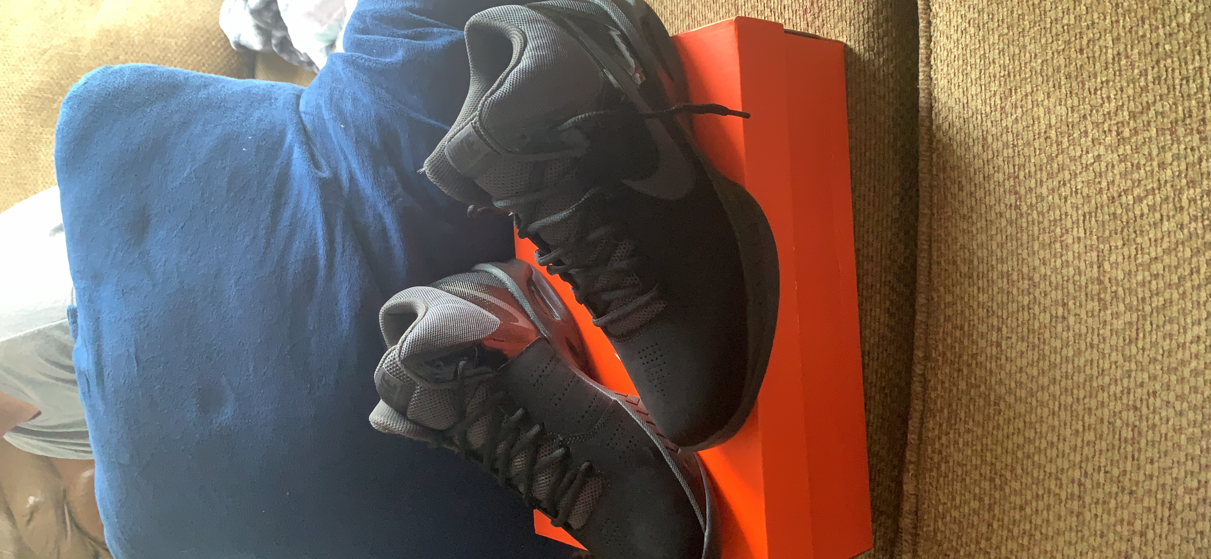 Nike Air Visi Pro VI Nubuck worn in casual daily setting showing lifestyle versatility beyond basketball court