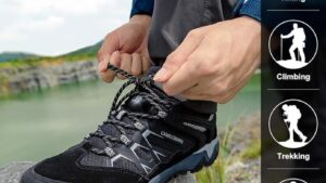 Camel Crown Hiking Shoes Men Breathable Non Slip Sneakers