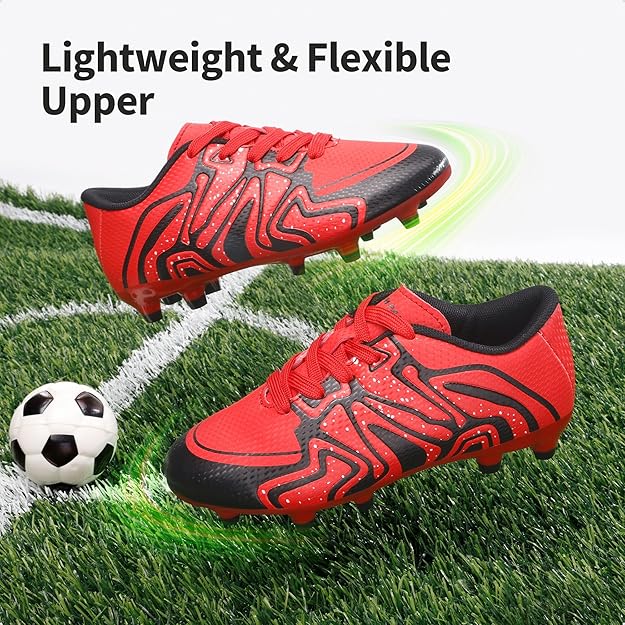 Dream Pairs Boys Girls Soccer Cleats Youth Firm Groud