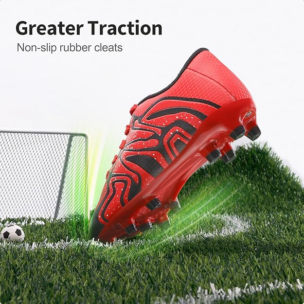 Dream Pairs Boys Girls Soccer Cleats Youth Firm Groud