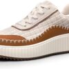 Dream Pairs Women Chunky City Tweed