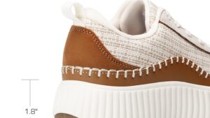 Dream Pairs Women Chunky City Tweed