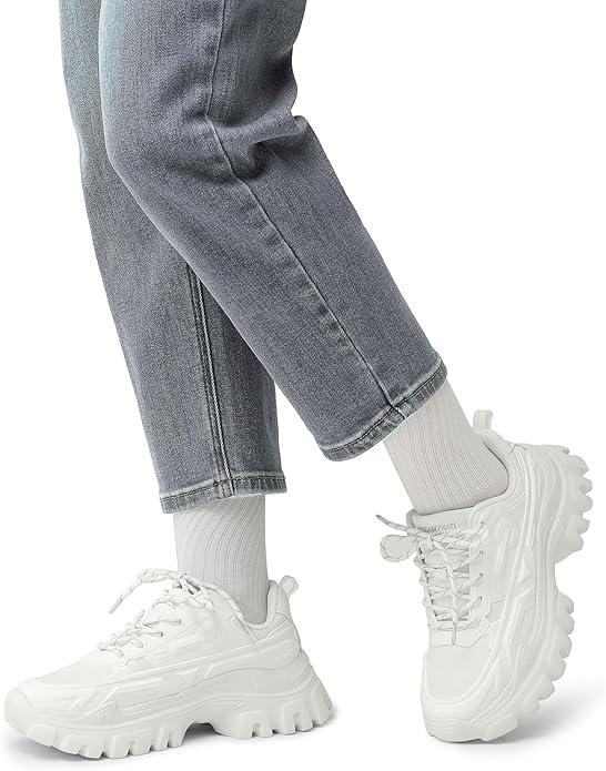 Dream Pairs Women's Chunky Platform Fashion Sneakers