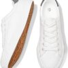 Fracora Mens Canvas Shoes White Black Sneakers