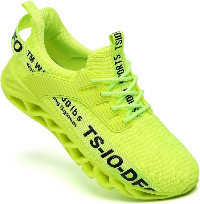 Frshaniah Men Athletic Shoes Breathable Running Shoes Non Slip