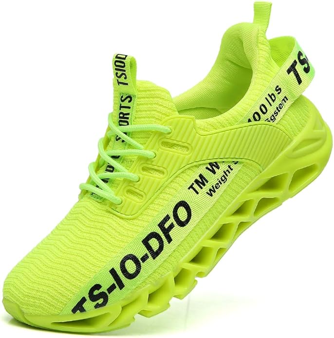 Frshaniah Men Athletic Shoes Breathable Running Shoes Non Slip