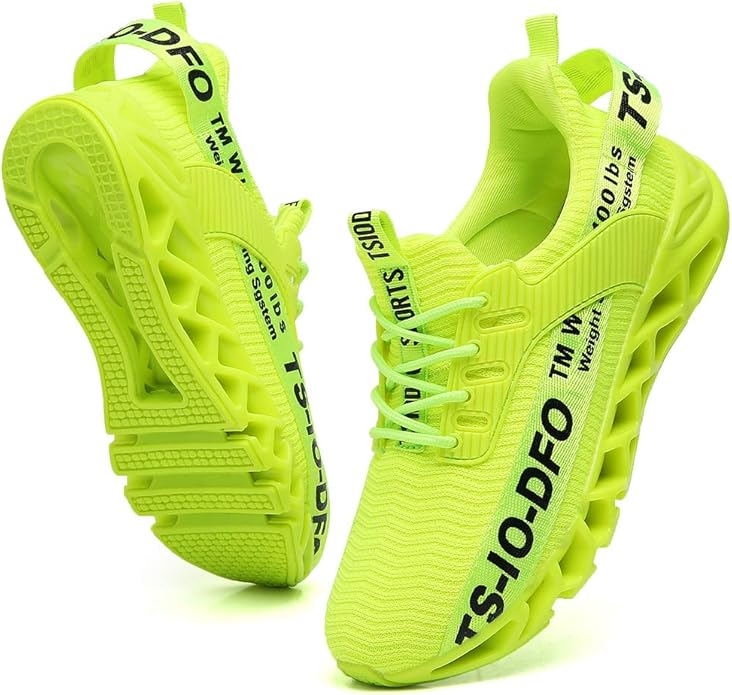 Frshaniah Men Athletic Shoes Breathable Running Shoes Non Slip