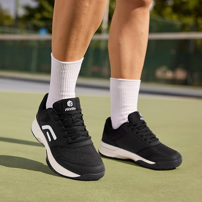 Fitville Extra Wide Pickleball Shoes For Men