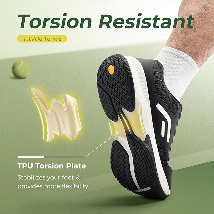 Fitville Extra Wide Pickleball Shoes For Men