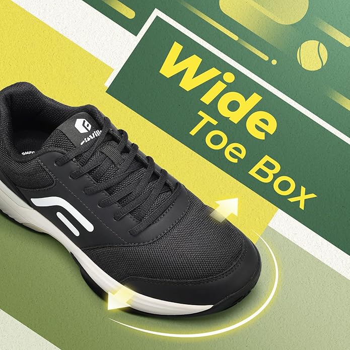 Fitville Extra Wide Pickleball Shoes For Men