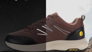 Fitville Mens Wide Hiking Shoes Water Repellent Outdoor