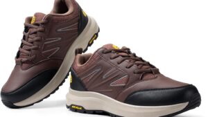 Fitville Mens Wide Hiking Shoes Water Repellent Outdoor
