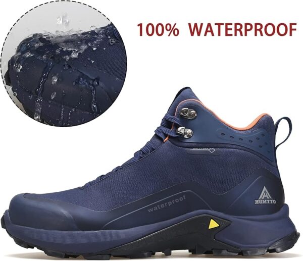 HUMTTO Mens All-Terrain Waterproof Hiking Boots Outdoor Series Navy Blue Sz 11.5 Amazon.com | HUMTTO Men main image 3