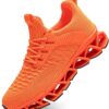 Hetohec Mens Slip On Walking Running Shoes Blade Tennis