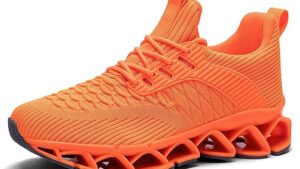 Hetohec Mens Slip On Walking Running Shoes Blade Tennis