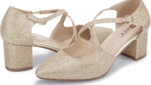 Idifu Women's Lynn Dress Low Heeled Pumps