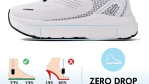 Jackshibo Wide Toe Box Shoes Women Arch Support Wide Sneakers