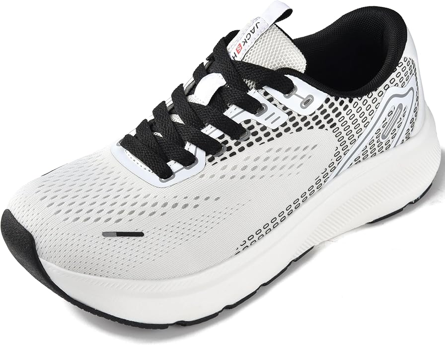 Jackshibo Wide Toe Box Shoes Women Arch Support Wide Sneakers