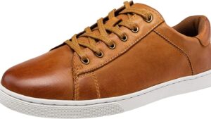 Jousen Men' S Casual Shoes Leather Dress Sneakers Business