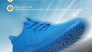 Keezmz Mens Running Shoes Slip On Walking Sneakers