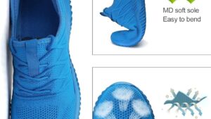 Keezmz Mens Running Shoes Slip On Walking Sneakers
