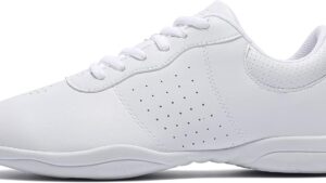 Landhiker Cheer Shoes Girls White Dance Shoes
