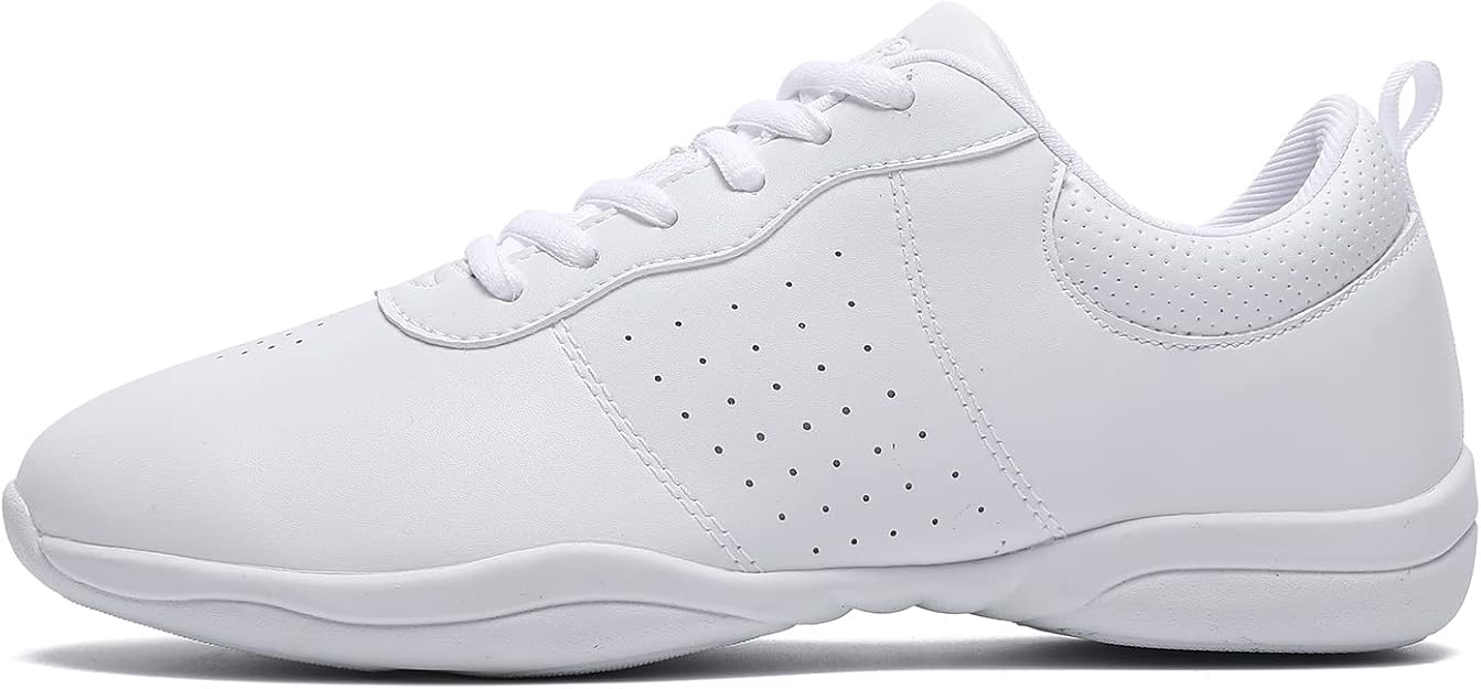 Landhiker Cheer Shoes Girls White Dance Shoes