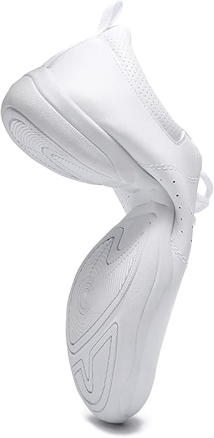 Landhiker Cheer Shoes Girls White Dance Shoes