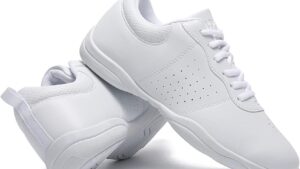 Landhiker Cheer Shoes Girls White Dance Shoes