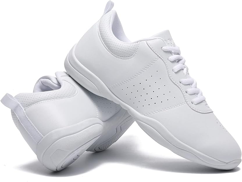 Landhiker Cheer Shoes Girls White Dance Shoes