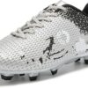 Leoci Soccer Shoes For Boys Pink Soccer Cleats