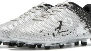Leoci Soccer Shoes For Boys Pink Soccer Cleats
