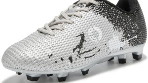 Leoci Soccer Shoes For Boys Pink Soccer Cleats