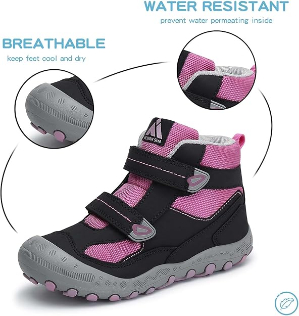 Mishansha Kids Water Resistant Hiking Boots