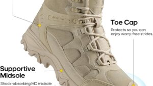 Nortiv 8 Men's Waterproof Hiking Boots