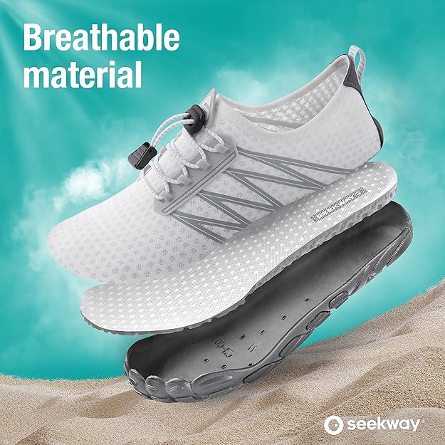 Seekway Water Shoes Men Women Adult Quick Dry Aqua Sock Barefoot